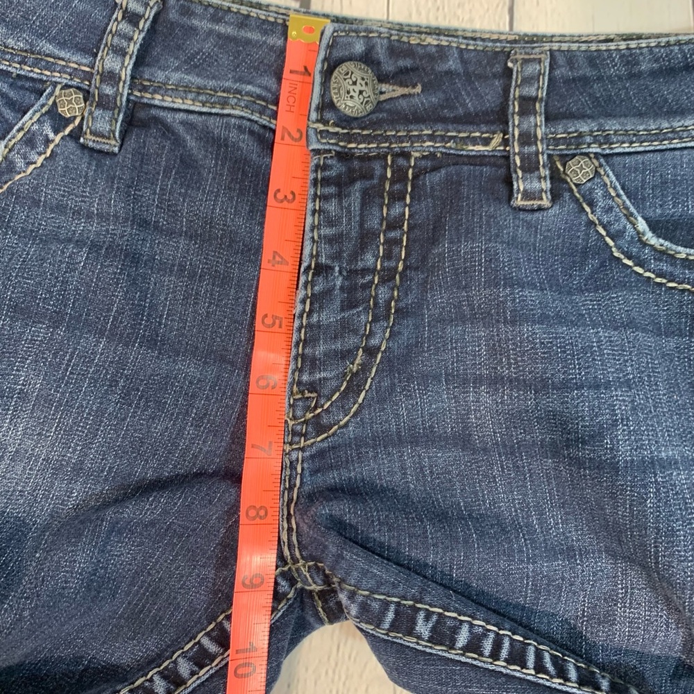 Silver Jeans Suki Surplus Bootcut Jeans Size W31/L30 - Dark Tone Denim - Picture 5 of 10